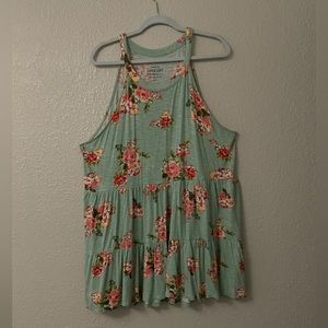 Torrid size 4 Floral Tank Top